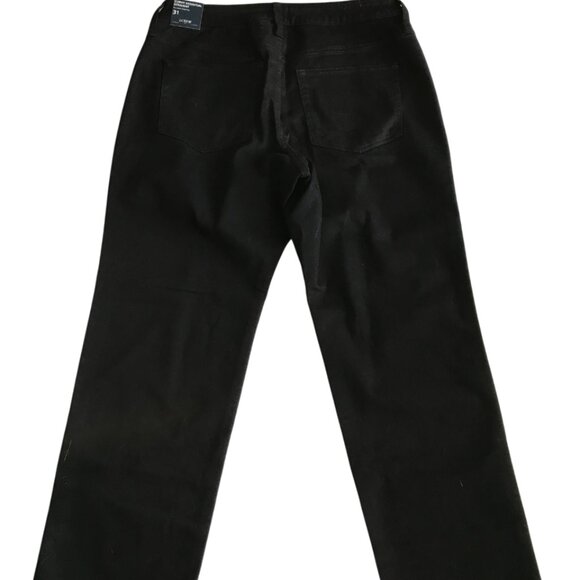J Crew Factory Curvy essential straight black jean in all-day stretch size 31 - Picture 4 of 11
